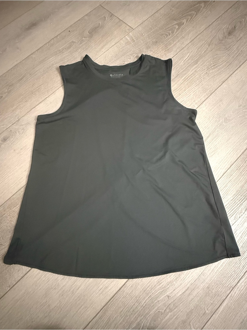 Athleta Dark Grey Performance Muscle Tank
